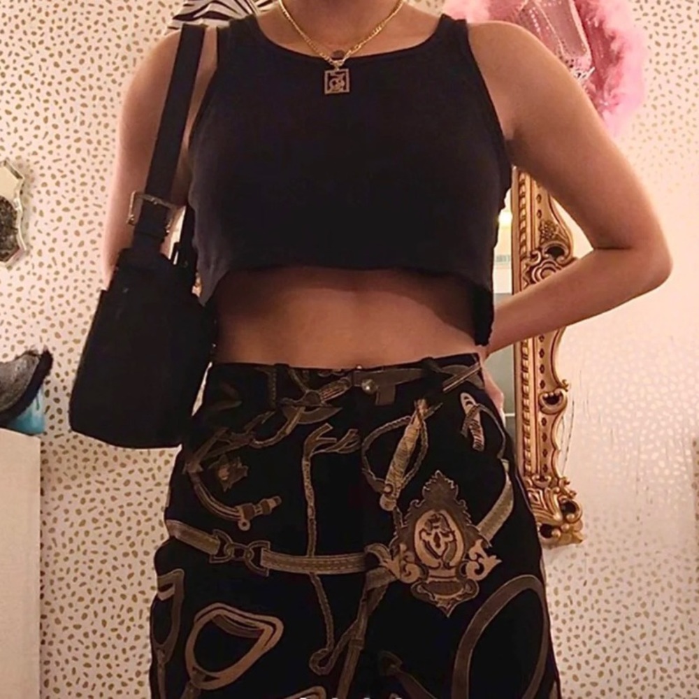 Genuine leather suede Melanzona pants